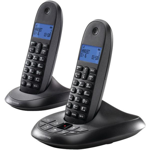 Motorola C1012lx Dect 6.0 Cordless Phone System With Caller Id & Answering System (2-handset Syste