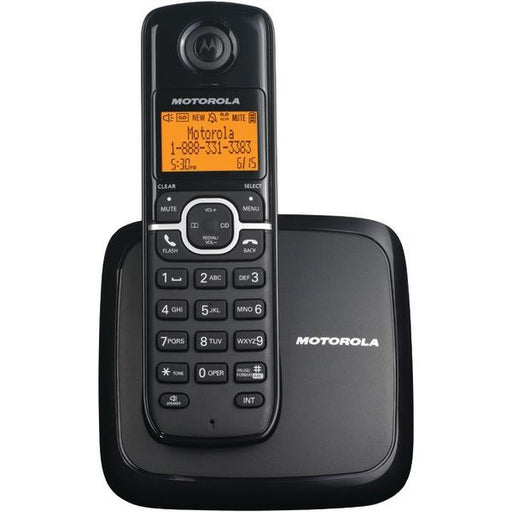 Motorola L601m Dect 6.0 Cordless Phone System With Speakerphone & 3-line Display (single-handset S