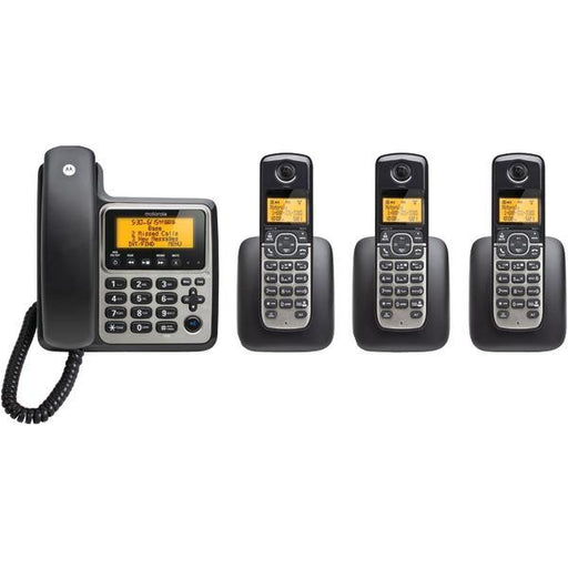 Motorola M804c Digital Cordless-corded Phone Combination, Tad (4 Phones)