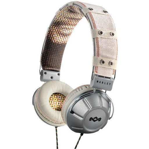 HOUSE OF MARLEY EM-JH001-DU Jammin' Over-Ear Rebel(TM) Dubby Headphones with 1-Button Microphone