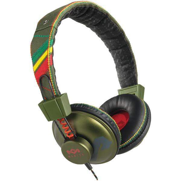 HOUSE OF MARLEY EM-JH010-RT Positive Vibration(TM) On-Ear Headphones (Roots)