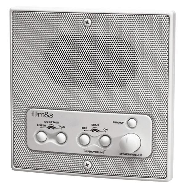 M&s Systems Dmc1rw Weather-resistant Remote Station Speaker (white)