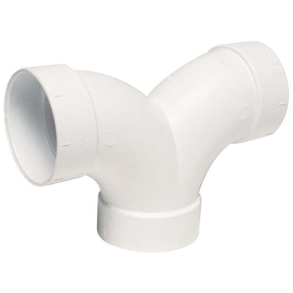 Airvac Vm105 90  3-way T Pvc Fittings (double Sweep)