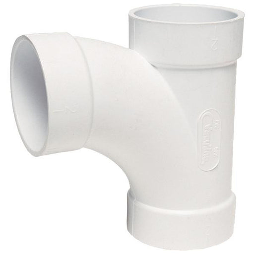 Airvac Vm106 90  3-way T Pvc Fittings (single Sweep)