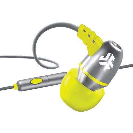 JLAB METAL-GRYYLW-BOX JBuds(R) Metal Earbuds with Microphone (Gray-Yellow)