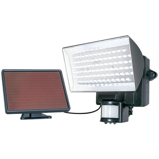 Maxsa Innovations 40226 Solar-powered 80-led Motion-activated Outdoor Security Floodlight (black)