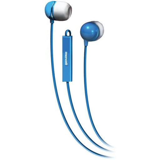 Maxell 190301 - Iemicblu Stereo In-ear Earbuds With Microphone & Remote (blue)