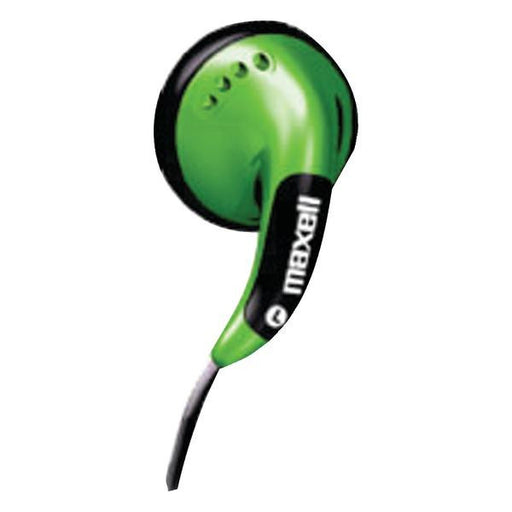 Maxell 196142 Color Buds With Microphone (green)