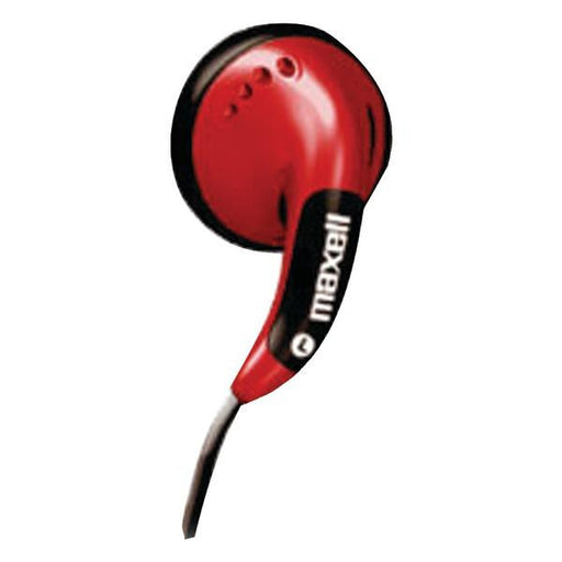 Maxell 196144 Color Buds With Microphone (red)