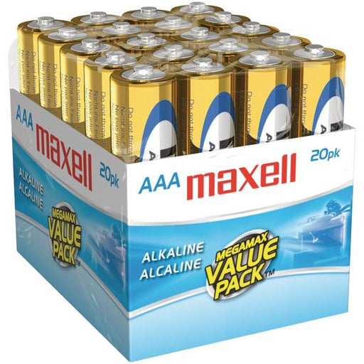 Maxell 723849 - Lr0320mp Alkaline Batteries (aaa; 20 Pk; Brick)