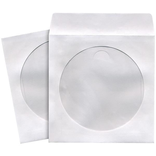 Maxell 190133 - Cd402 Cd-dvd Storage Sleeves (100 Pk; White)