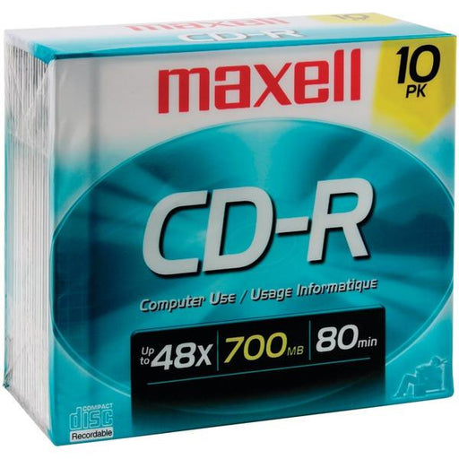 Maxell 622860-648210 700mb 80-minute Cd-rs, 10 Pk