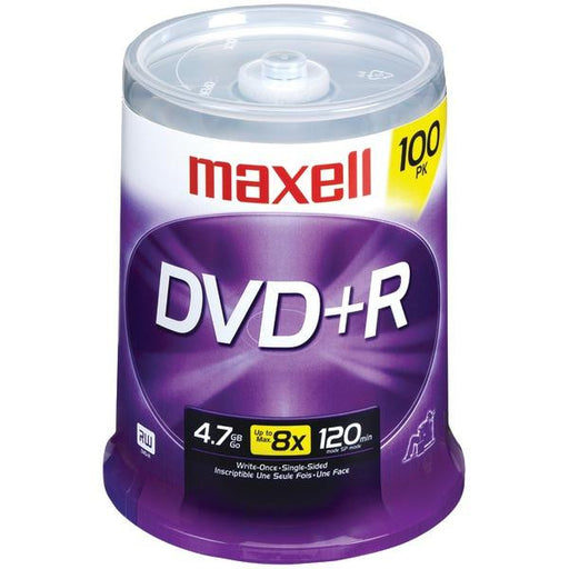 Maxell 639016 4.7gb Dvd+rs (100-ct Spindle)