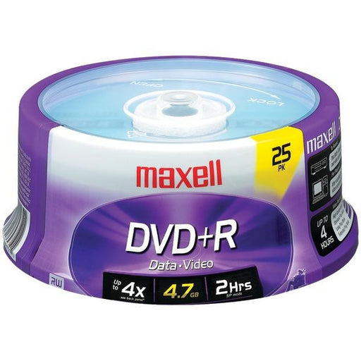 Maxell 634050-639011 4.7gb Dvd+rs (25-ct Spindle)