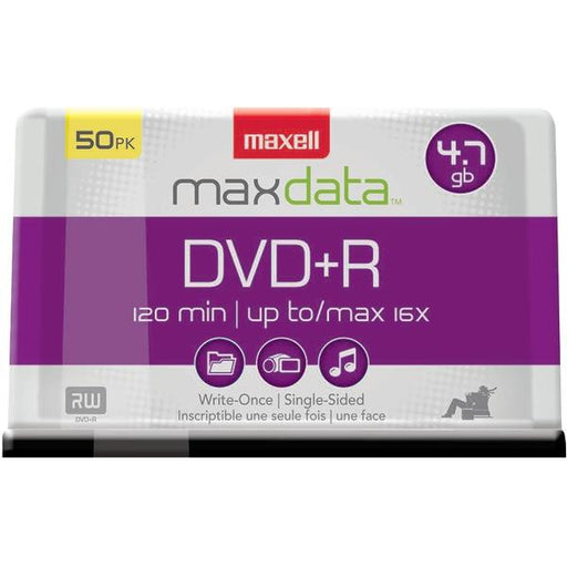 Maxell 634053-639013 4.7gb Dvd+rs (50-ct Spindle)