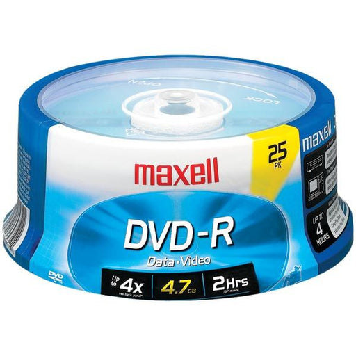 Maxell 635052-638010 4.7gb Dvd-rs (25-ct Spindle)