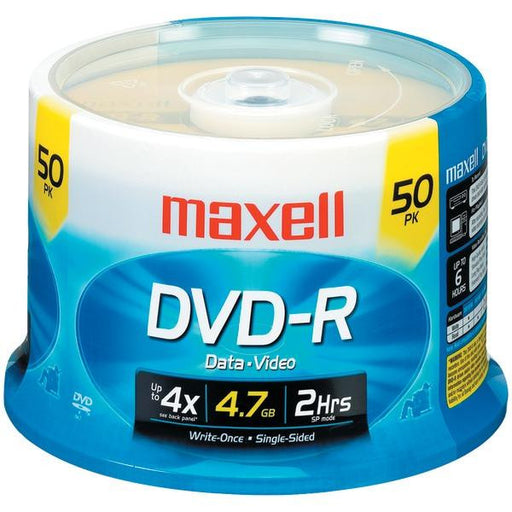 Maxell 635053-638011 4.7gb Dvd-rs (50-ct Spindle)