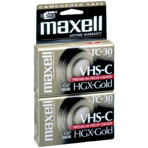 Maxell 203020 Vhs-c Video Tapes, 2 Pk