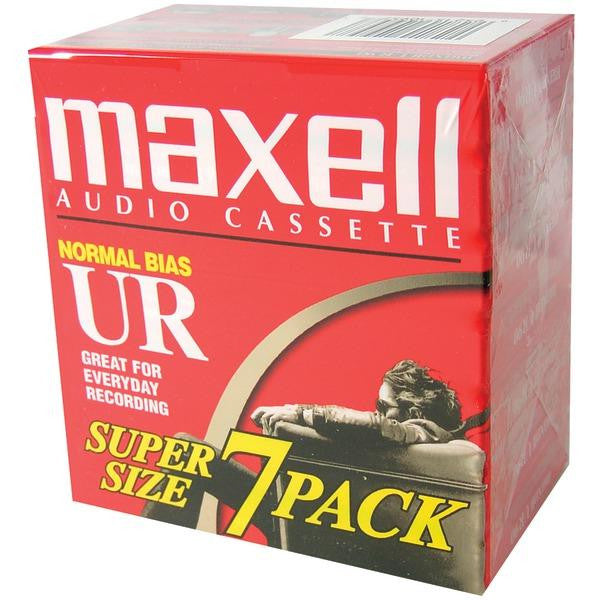 Maxell 108575 Normal Bias Audio Tapes (7 Pk)