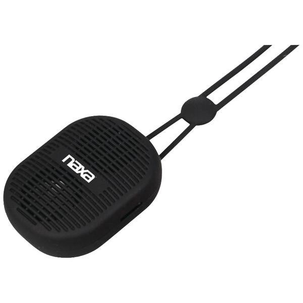 NAXA NAS-3046Black Necklace-Design Bluetooth(R) Speaker (Black)