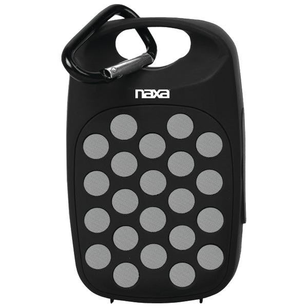 NAXA NAS-3047Black Water-Resistant Bluetooth(R) Speaker (Black)