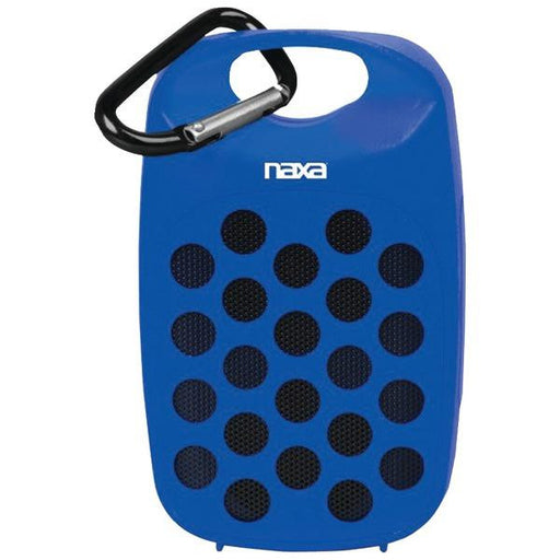 NAXA NAS-3047Blue Water-Resistant Bluetooth(R) Speaker (Blue)