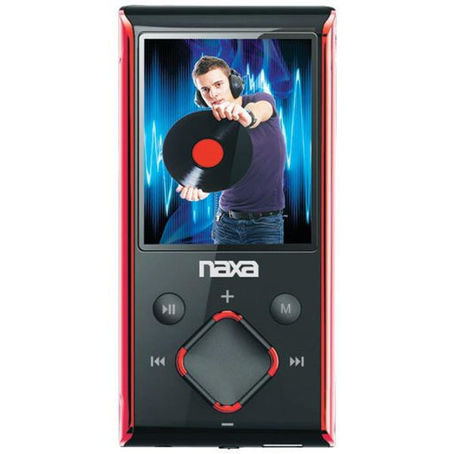 Naxa Nmv173nrd 4gb 1.8" Lcd Portable Media Player (red)