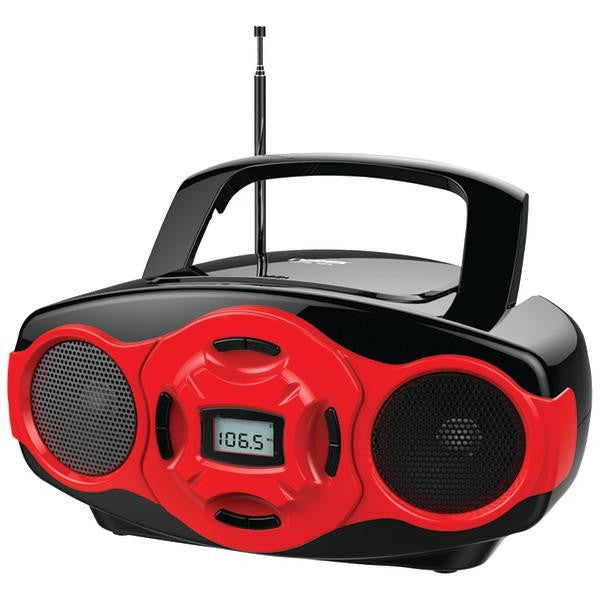 Naxa Npb-264 Re Portable Mp3-cd Mini Boom Box & Usb Player (red)