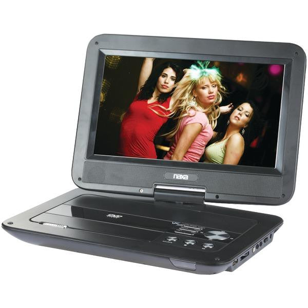 Naxa Npd1003 10" Tft Lcd Swivel-screen Portable Dvd Player