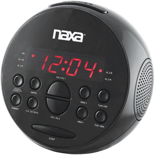 Naxa Nrc172 Digital Alarm Clock With Am-fm Radio