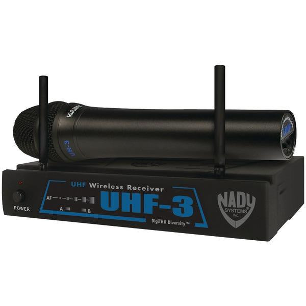 Nady Uhf-3 Ht Sys (mu2-480.55) Wireless Handheld Microphone System