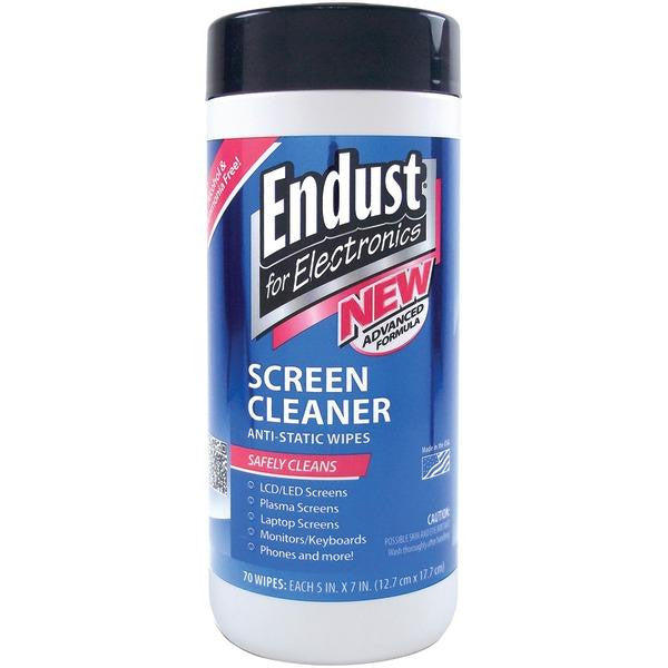 Endust 11506 Lcd & Plasma Monitor Cleaner Pop-up Wipes, 70 Ct