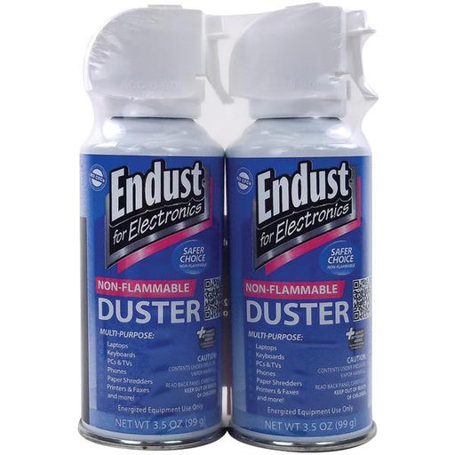 Endust 246050 Electronics Duster (3.5oz; Nonflammable; With Bitterant; 2 Pk)