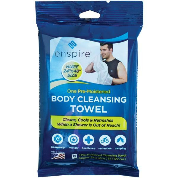 Enspire E2x41 2'' X 4'' Body Cleansing Towel