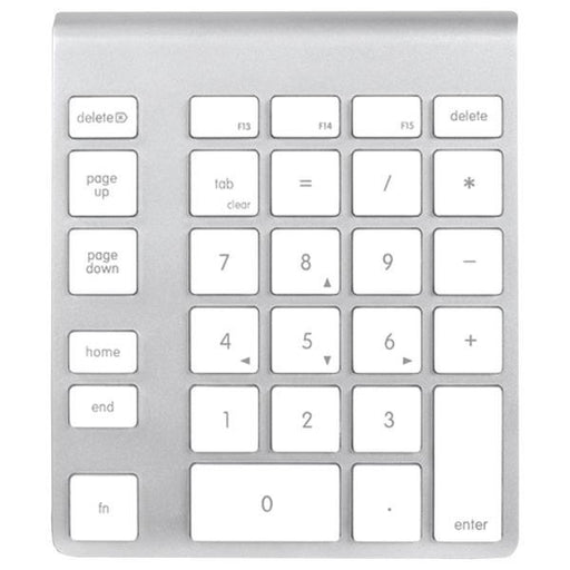 Newertech Nwtkpa28btw Wireless Aluminum Keypad (white Keys)