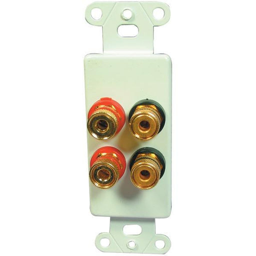 Pro-wire Iwm-4bpg 5-way Binding Posts (4-connector Plate)