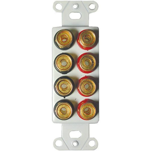 Pro-wire Iwm-8bpg 5-way Binding Posts (8-connector Plate)