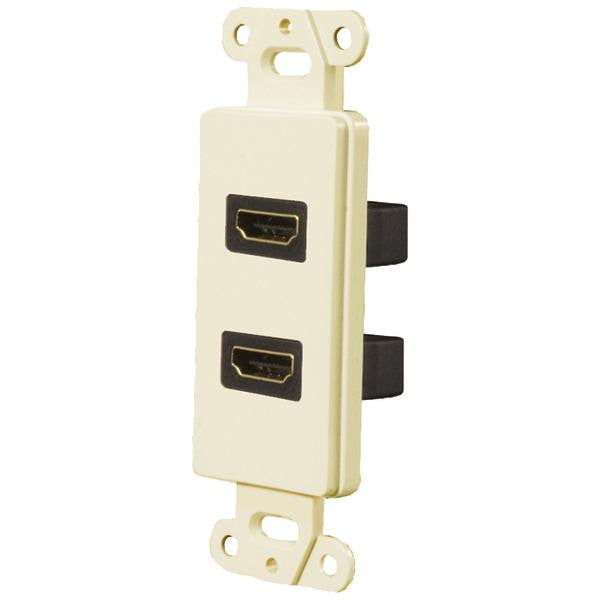 Pro-wire Iwm-hdmi 2 A Dual Hdmi(r) 1.4 Ready Wall Plate (almond)