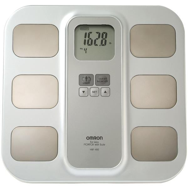 Omron Hbf-400 Full-body Sensor Body Composition Monitor With Scale