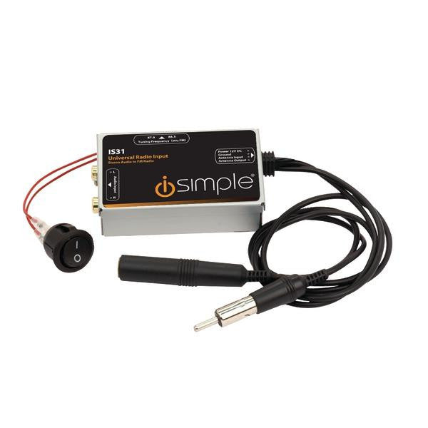 Isimple Is31 Universal Aux Audio Input For All Fm Radios