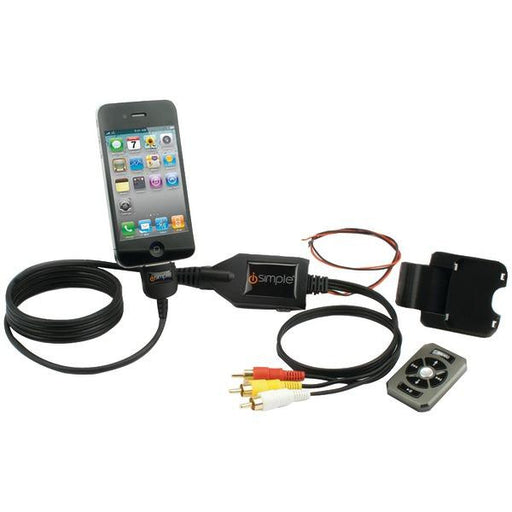 Isimple Is76pro Rear Seat Entertainment System Rca A-v Connector Cable With Wireless Remote