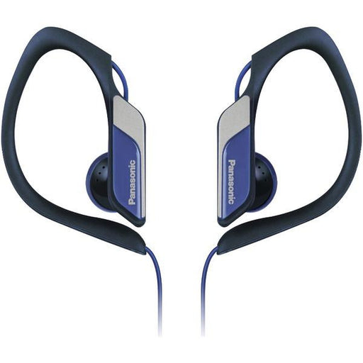 Panasonic Rp-hs34m-a Sport Clip Hs34 Headphones With Microphone (blue)