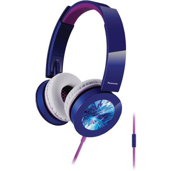 Panasonic Rp-hxs400m-a Sound Rush Plus On-ear Headphones With Microphone (blue)