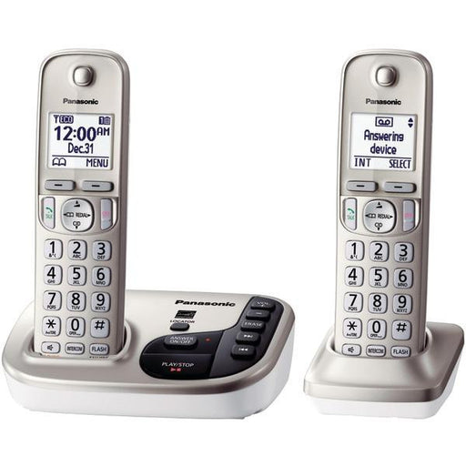 Panasonic Kx-tgd222n Dect 6.0 Plus Expandable Digital Cordless Answering System (2-handset System)