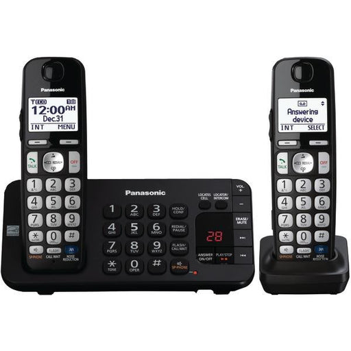 Panasonic Kx-tge243b Dect 6.0 Plus Expandable Digital Cordless Answering System (3-handset System)