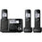 Panasonic KX-TGF343B DECT 6.0 1.9 GHz Expandable Digital Cordless Phone (3 Handsets)