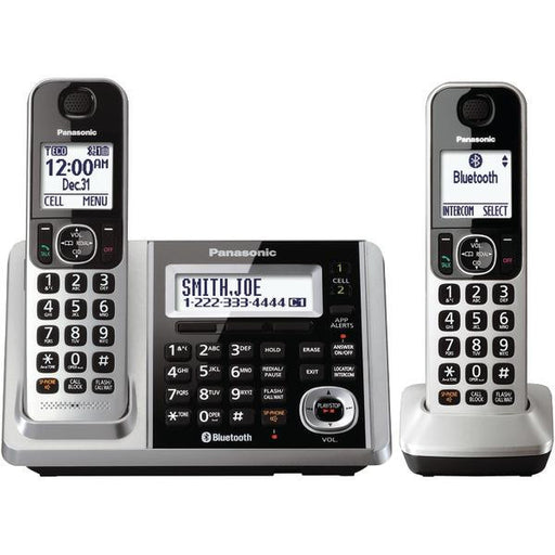 PANASONIC KX-TGF372S DECT 6.0 1.9 GHz Expandable Digital Cordless, Link2Cell with PSTN & TAD (2 Handsets)