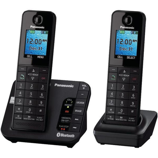 Panasonic Kx-tgh262b Dect 6.0 Plus Link-to-cell Bluetooth(r) Phone System (2-handset System)