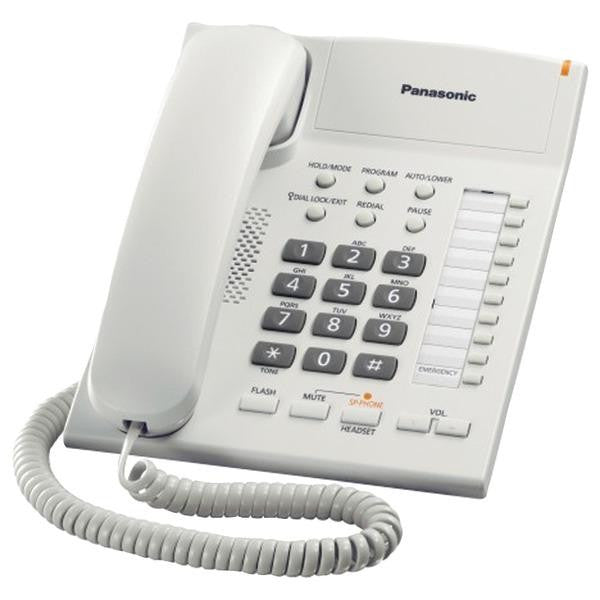 Panasonic Kx-ts840w Single-line Corded Speakerphone (white)