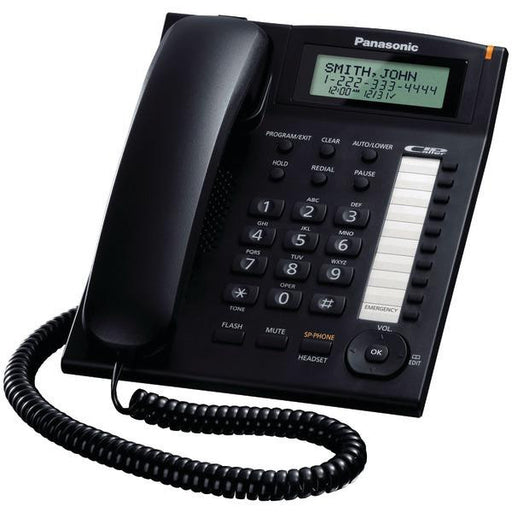 Panasonic Kx-ts880b Single-line Corded Integrated Phone System With 10 One-touch Dialer Stations (